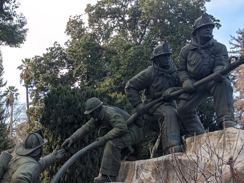 Firefighter's Memorial in Sacramento Capitol Park