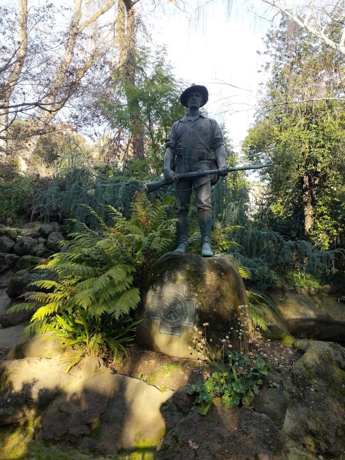 Spanish American War Sculpture in Sacramento Capitol park
