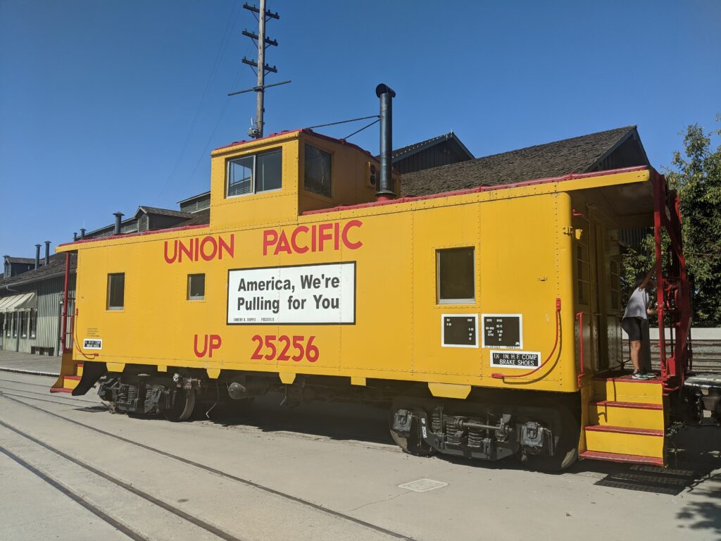Union Pacific Rail Car in Old Sacramento