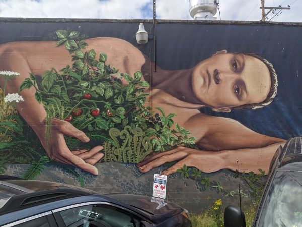 Mother Earth Mural in Corvallis Oregon