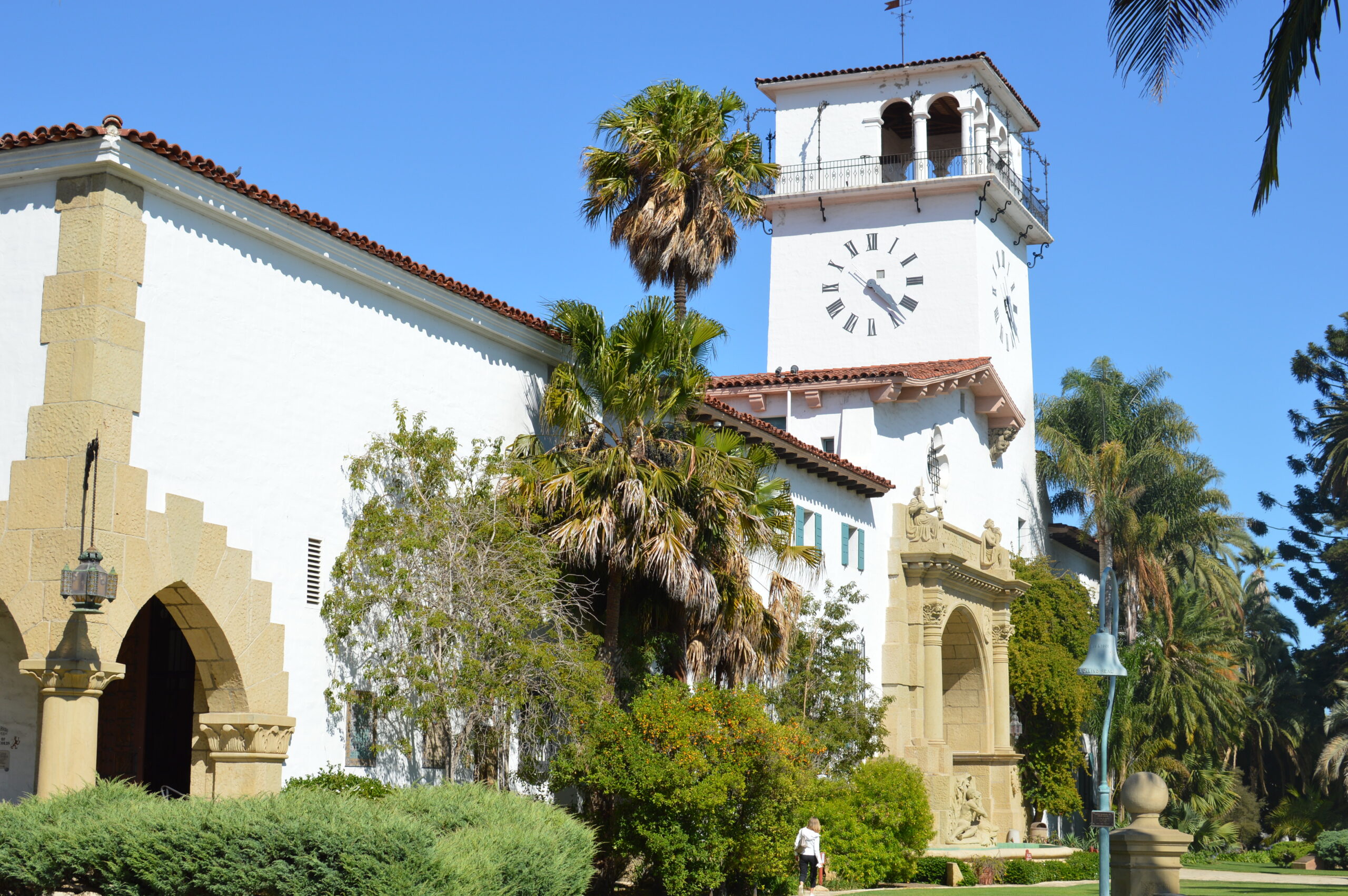 Santa Barbara County Courthouse and Clock Tower