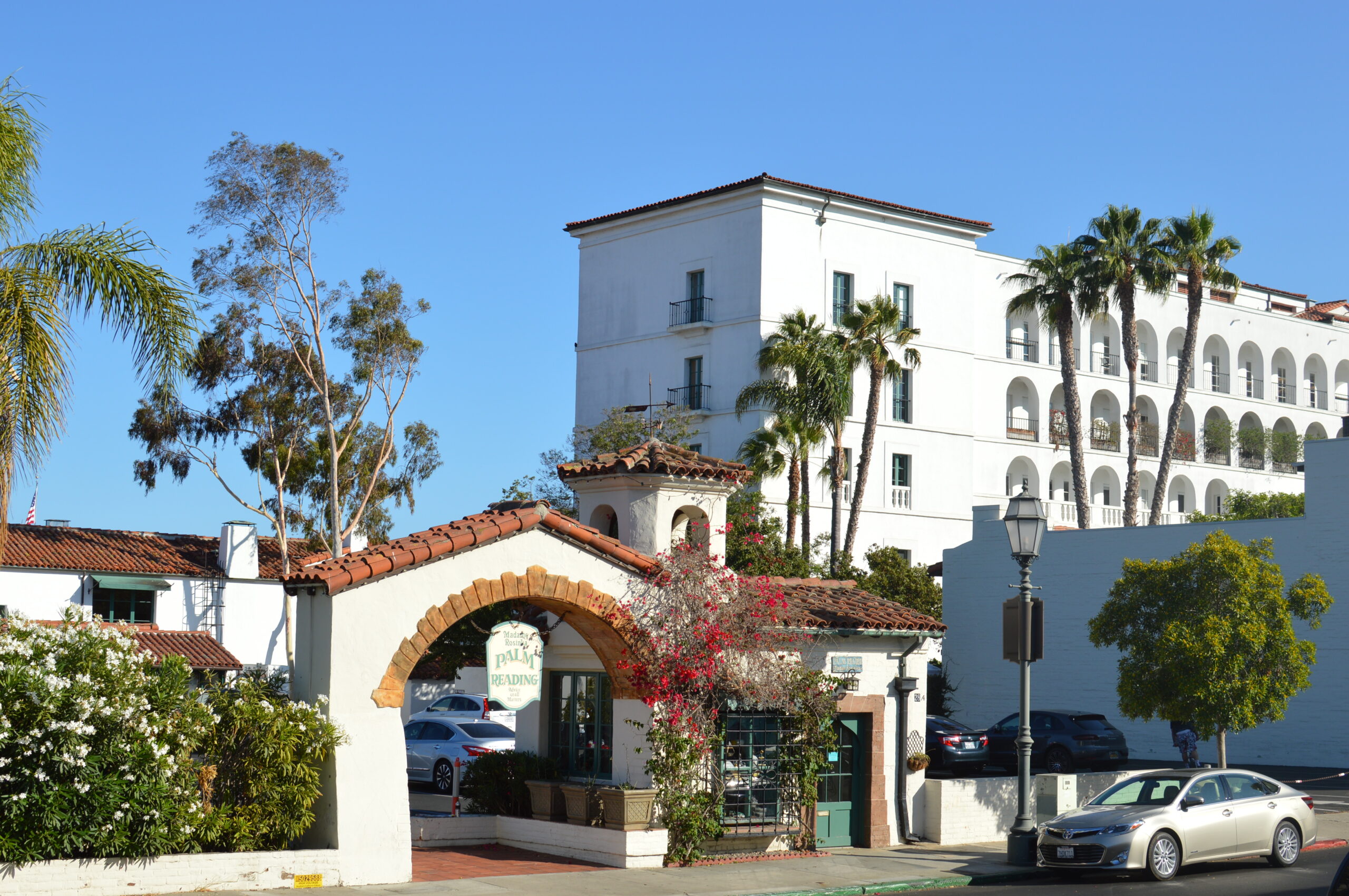 Buildings in downtown Santa Barbara California