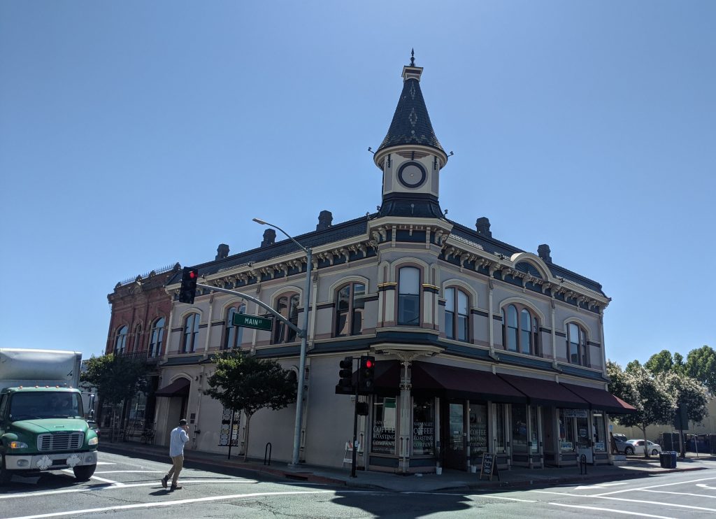 unique architecture in downtown Napa California