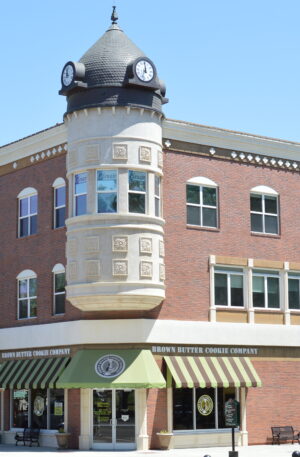 Paso Robles Acorn Building Clock tower