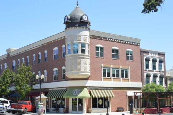 Paso Robles Acorn Building Clock tower