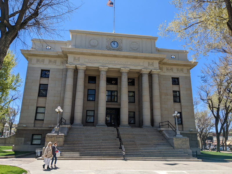 Courthouse side view Prescott Arizona