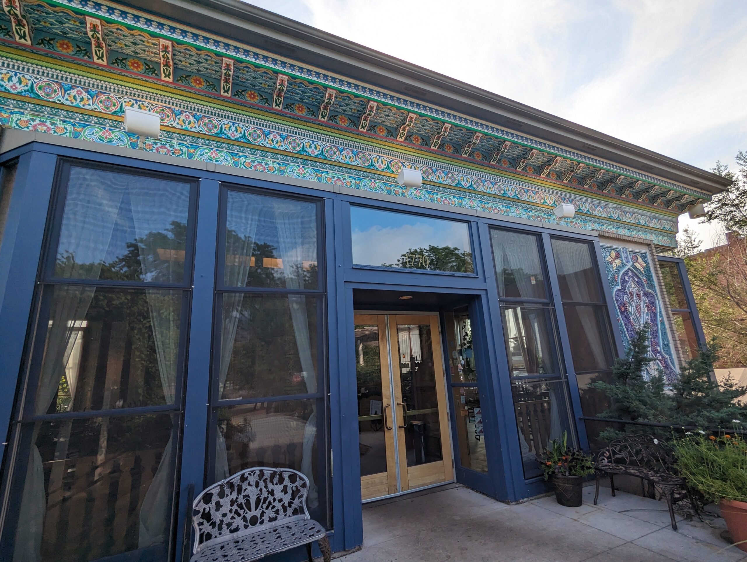 Boulder Teahouse seen from Scavenger Hunt Walking Tour Boulder Colorado.