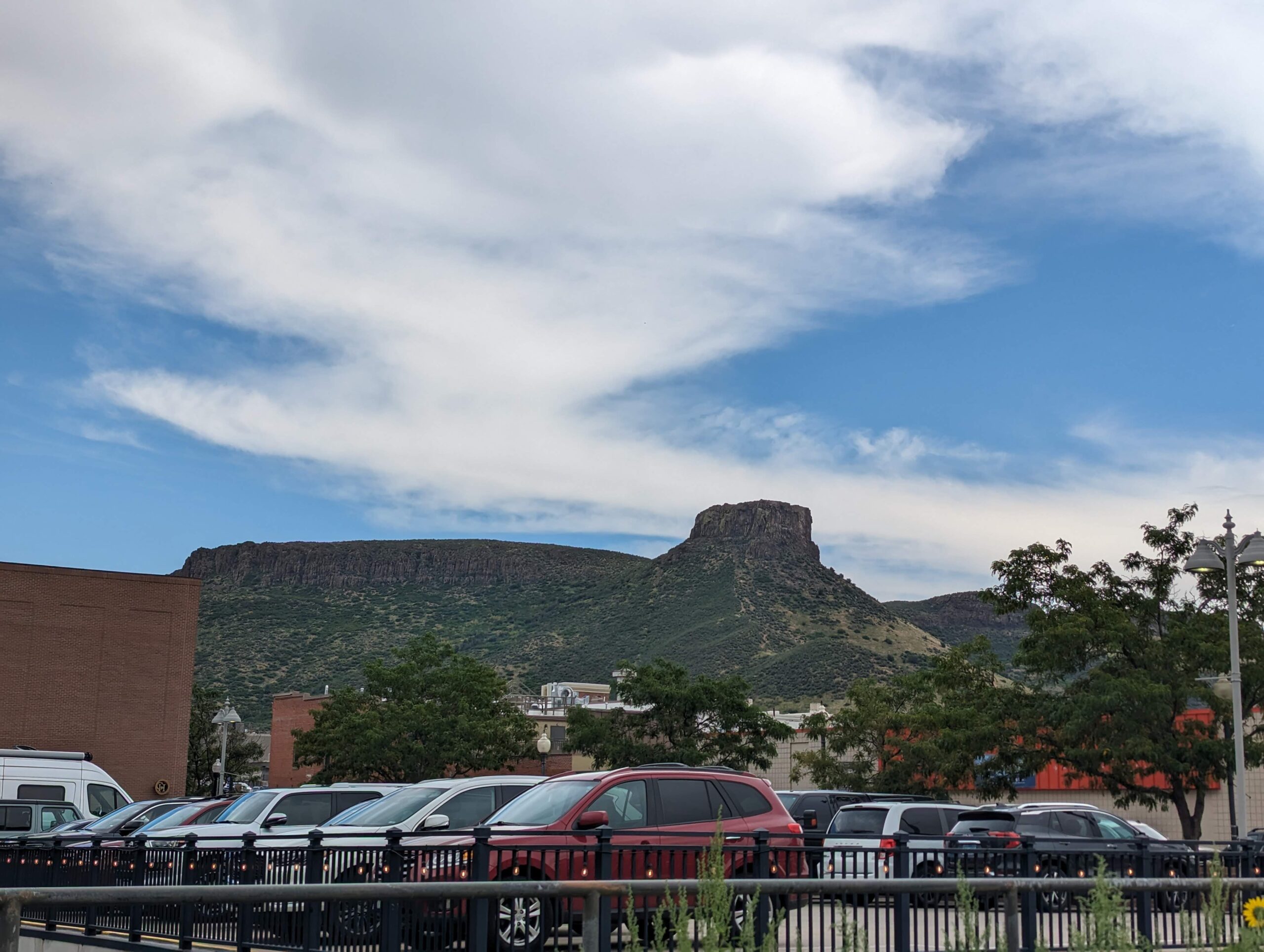 Castle rock seen from Golden Scavenger Hunt Walking Tour