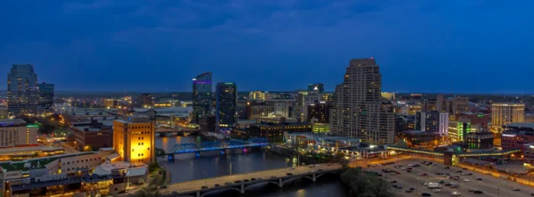 Grand Rapids, Michigan skyline May 2022.jpg in Grand Rapids Scavenger Hunt, MI