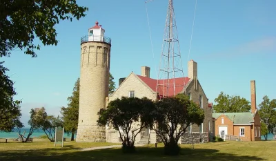 Mackinaw City Lighthouse in Mackinaw City Scavenger Hunt, MI
