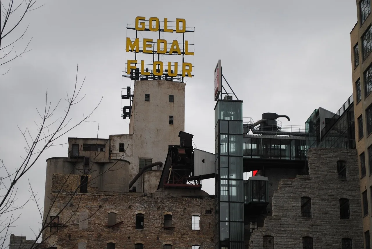 Gold Metal Flour in Minneapolis Minnesota Scavenger Hunt, MN