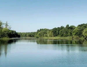 Nashua NH, Nashua River at Mine Falls Park.jpg in Nashua Scavenger Hunt, NH