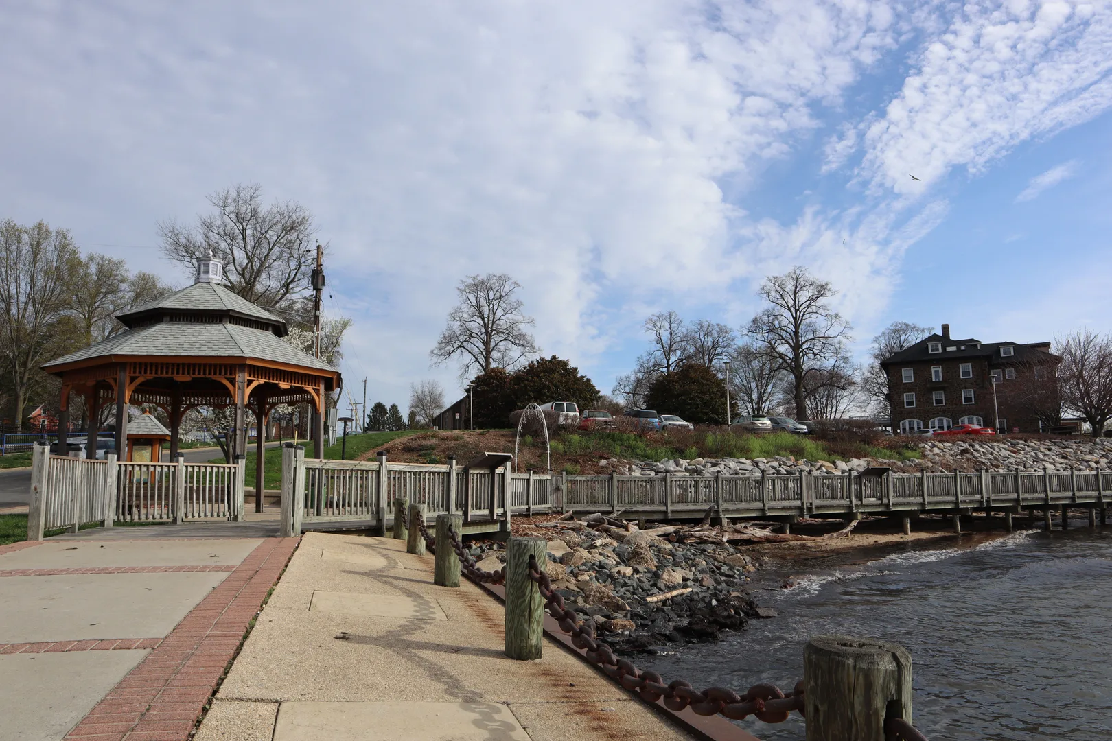 Charming gazebo and walkway at Havre de Grace with scenic water views and a historic feel. in Havre de Grace Scavenger Hunt, MD