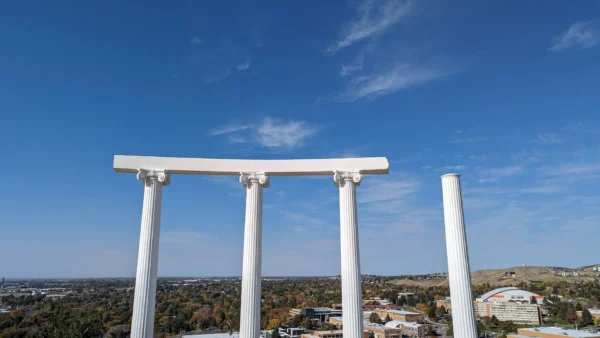 View from top of a hill on the Idaho State University campus. in Pocatello Scavenger Hunt, ID