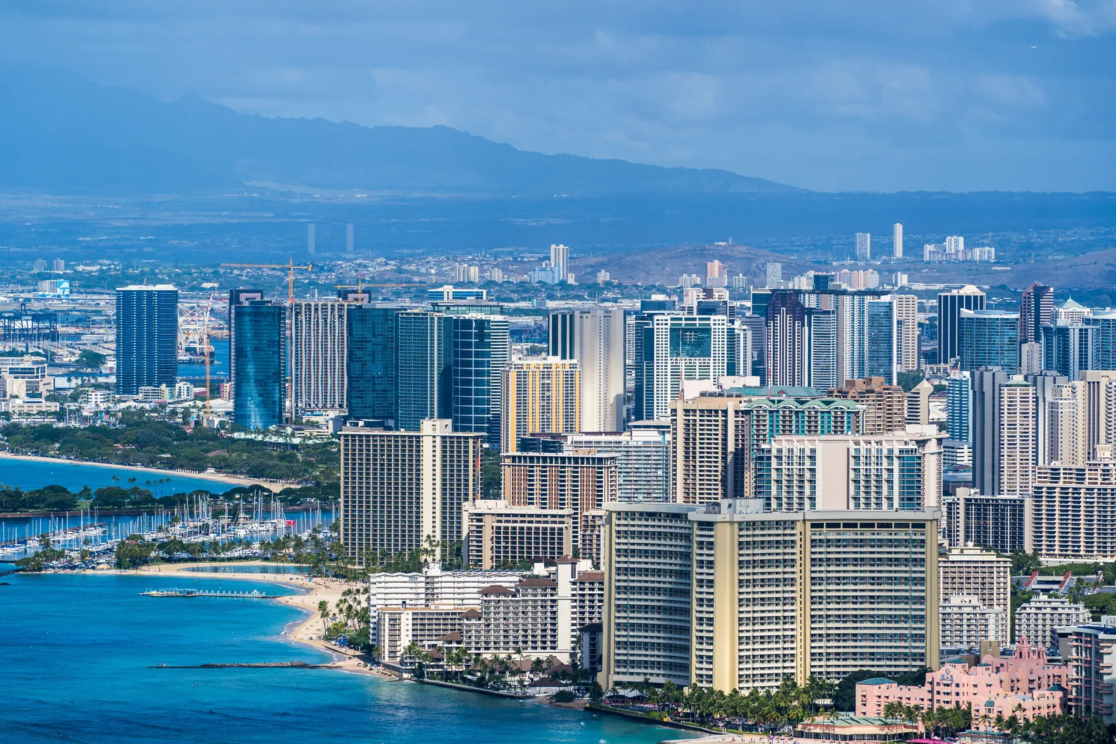 Explore the vibrant skyline of Honolulu with its coastal beauty and modern architecture. in Honolulu Scavenger Hunt, HI