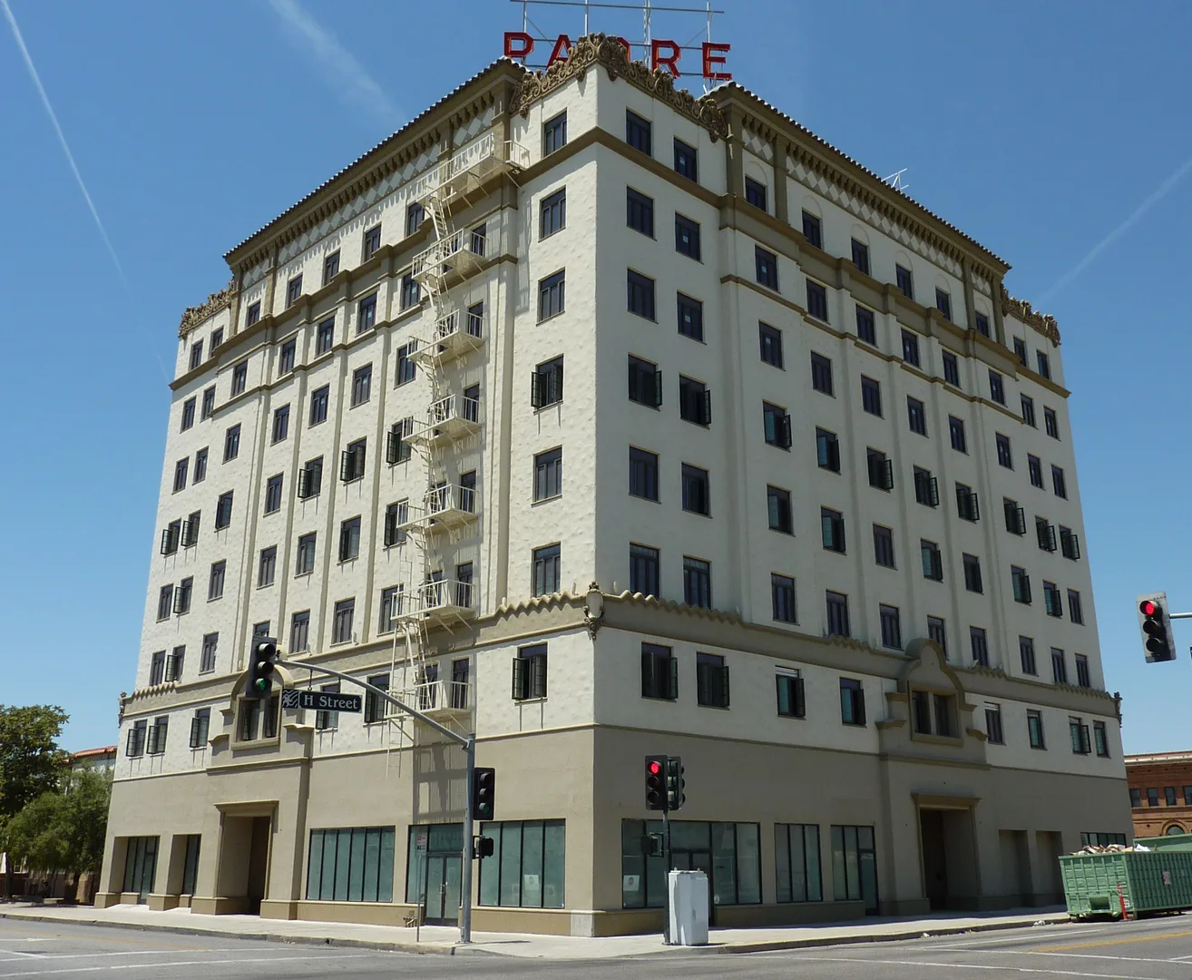 Bakersfield-ThePadre (cropped).jpg in Bakersfield Historic District Scavenger Hunt