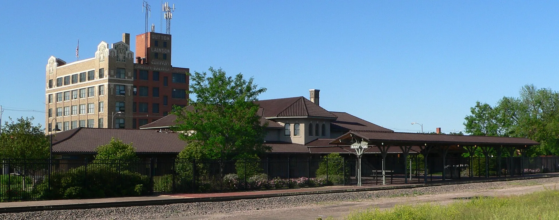 Burlington Station (Hastings, Nebraska) from SW 2.JPG in Hastings Nebraska Scavenger Hunt