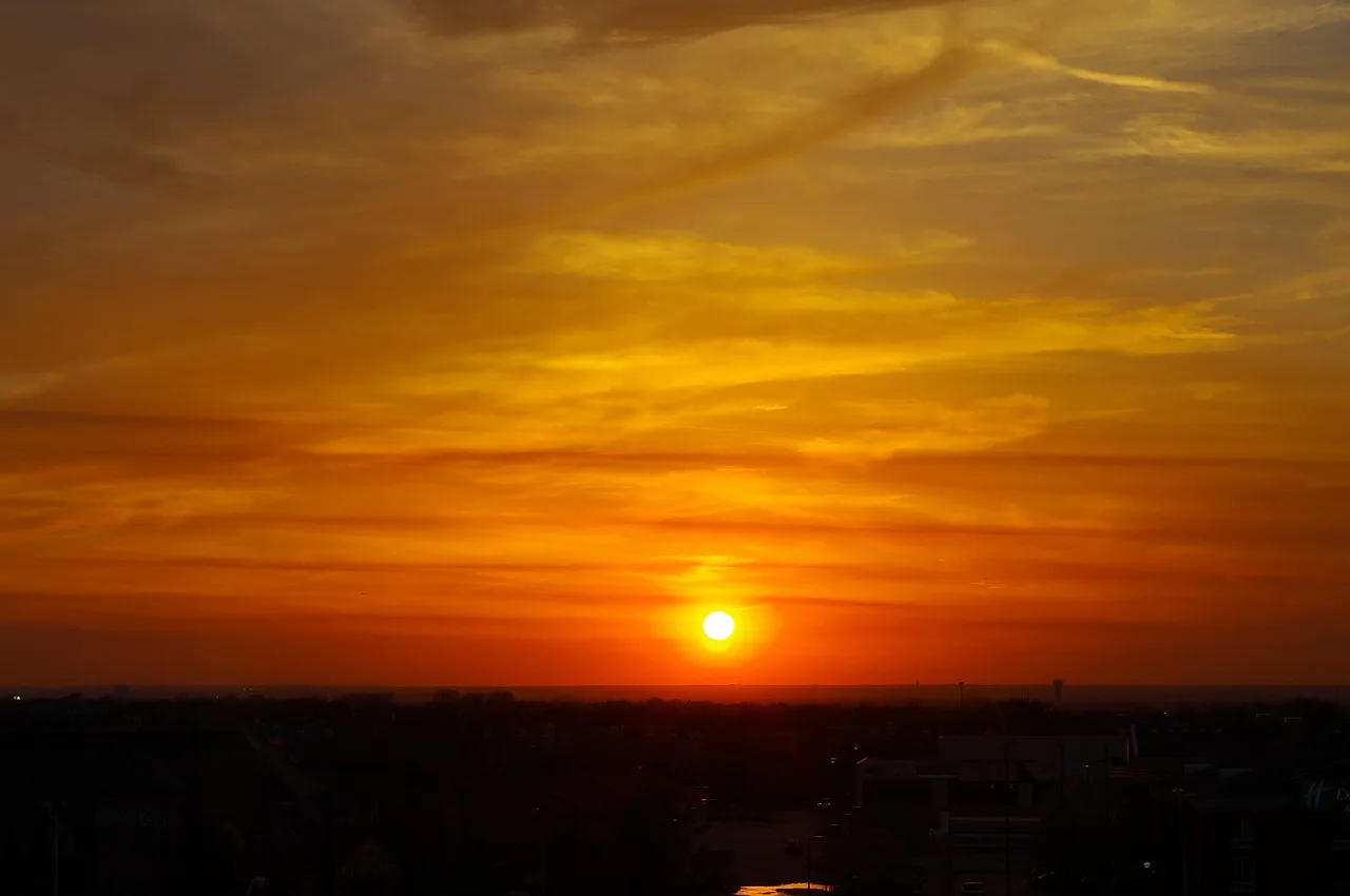 Plano Texas Sunset in Plano Scavenger Hunt, TX