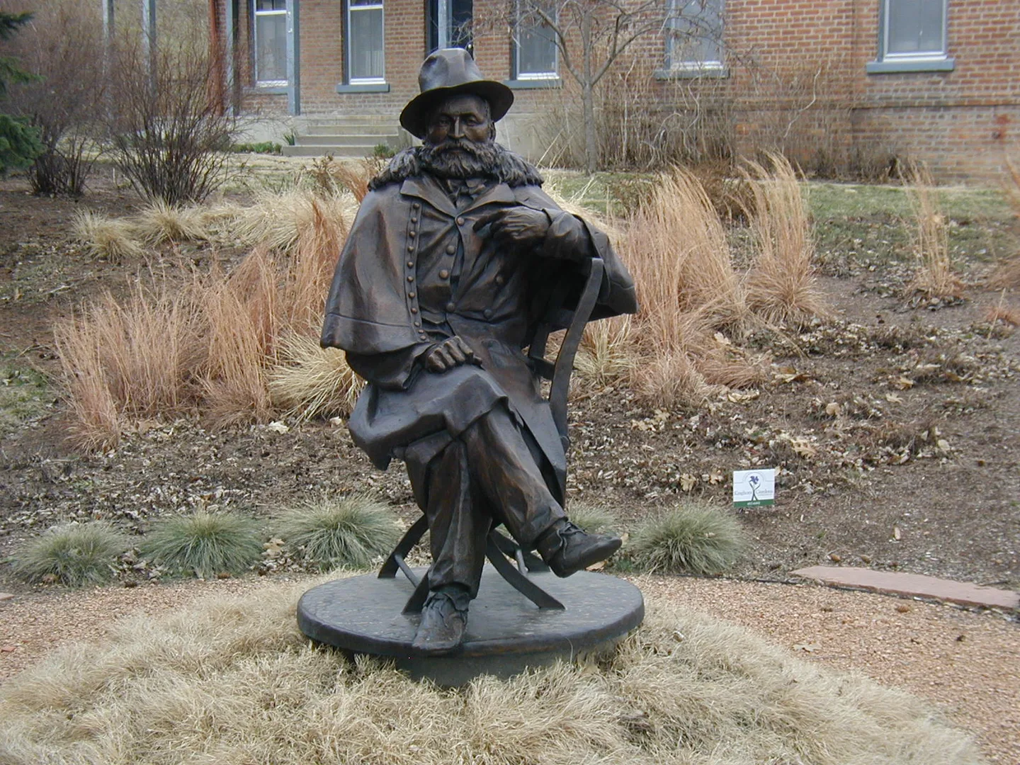 Bronze statue of General George Crook at Fort Omaha.jpg in Omaha Scavenger Hunt, NE