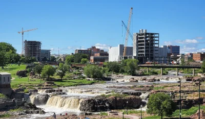 Downtown Sioux Falls and Falls Park.jpg in Sioux Falls Scavenger Hunt, SD