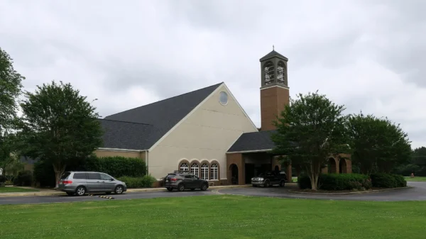 Sacred Heart Church (Anniston, Alabama) - exterior.jpg in Anniston Scavenger Hunt, AL