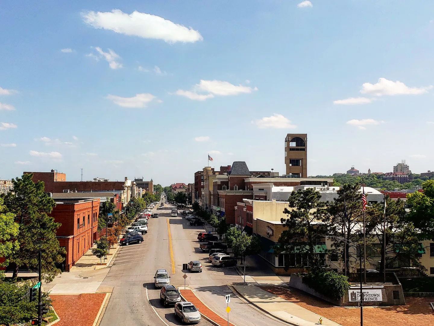 Lawrence, Kansas skyline 2018.jpg in Lawrence Scavenger Hunt, KS