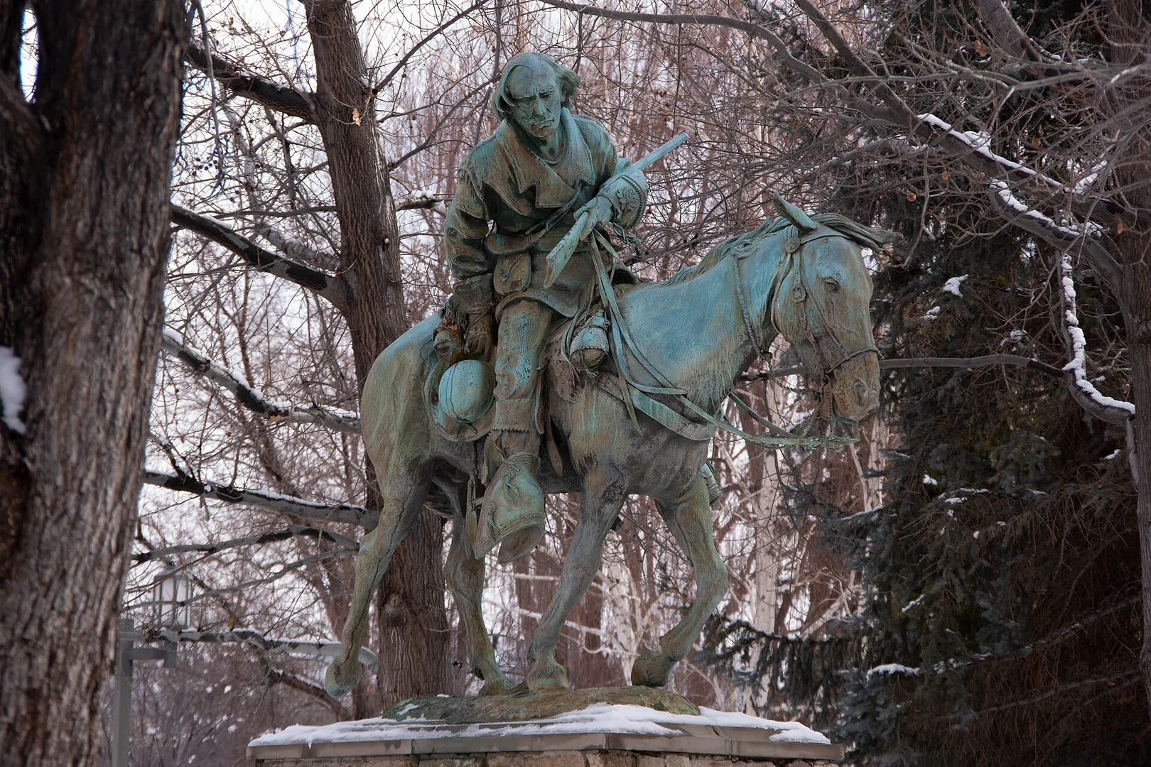 Kit Carson Monument - Carson City, Nevada.jpg in Carson City Scavenger Hunt, NV