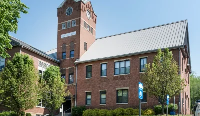 The Old Main administration building at Glenville State College in Glenville, West Virginia LCCN2015631754.tif in Glenville West Virginia Scavenger Hunt, WV