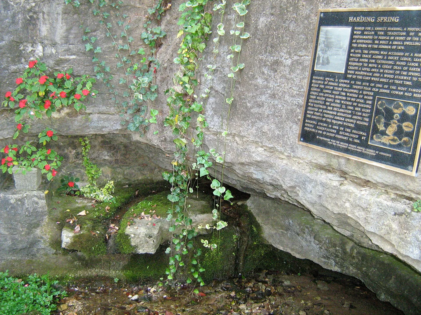 Harding Spring in Eureka Springs Arkansas.jpg in Eureka Springs Scavenger Hunt, AR