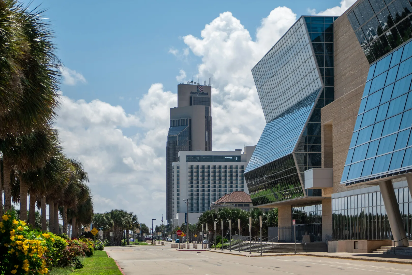 Exterior of convention center in Corpus Christi Scavenger Hunt, TX