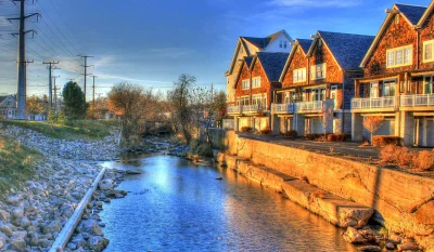 Gfp-wisconsin-port-washington-stream-into-harbor.jpg in Port Washington Wisconsin Scavenger Hunt