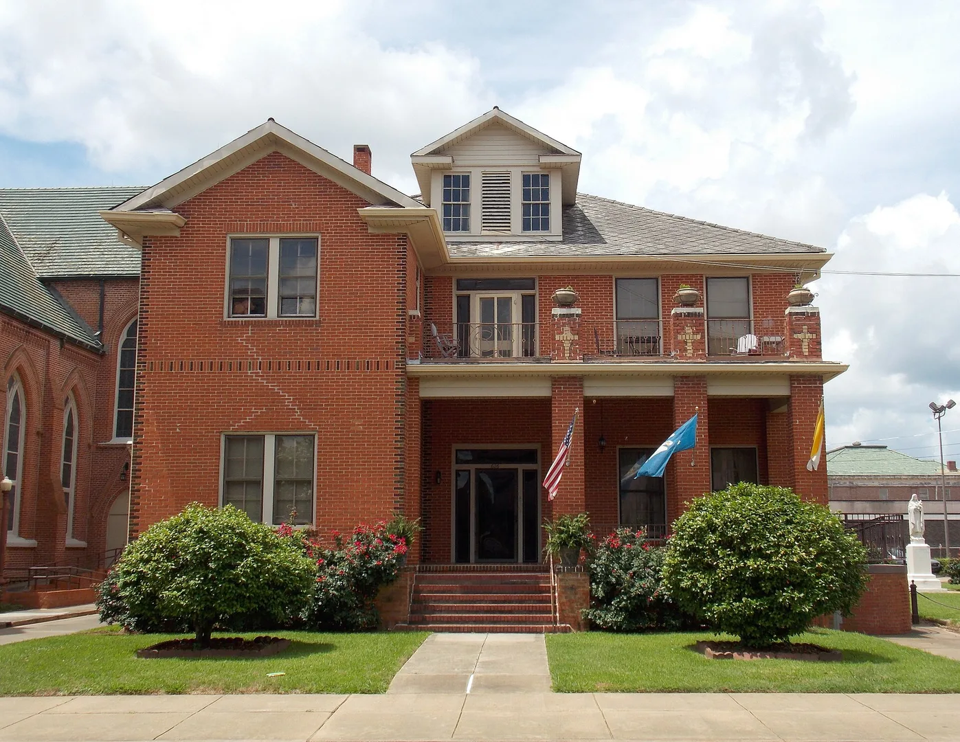 St. Francis Xavier Cathedral Rectory - Alexandria, Louisiana.JPG in Alexandria Louisiana Scavenger Hunt, LA