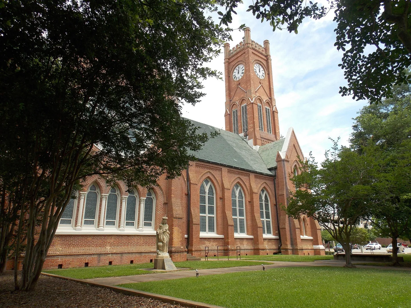 St. Francis Xavier Cathedral - Alexandria, Louisiana 02.JPG in Alexandria Louisiana Scavenger Hunt, LA
