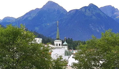 St. Michaels Cathedral from Castle Hill, Sitka 20210825 Kbh3rd 1.jpg in Sitka Scavenger Hunt, AK