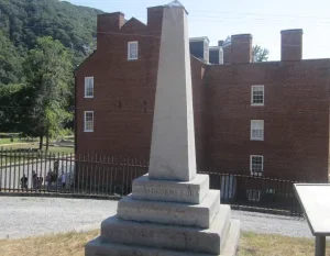 Original location of John Brown "fort" IMG 4673.JPG in Harpers Ferry Scavenger Hunt, WV