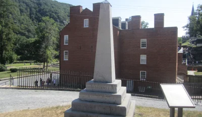 Original location of John Brown "fort" IMG 4673.JPG in Harpers Ferry Scavenger Hunt, WV