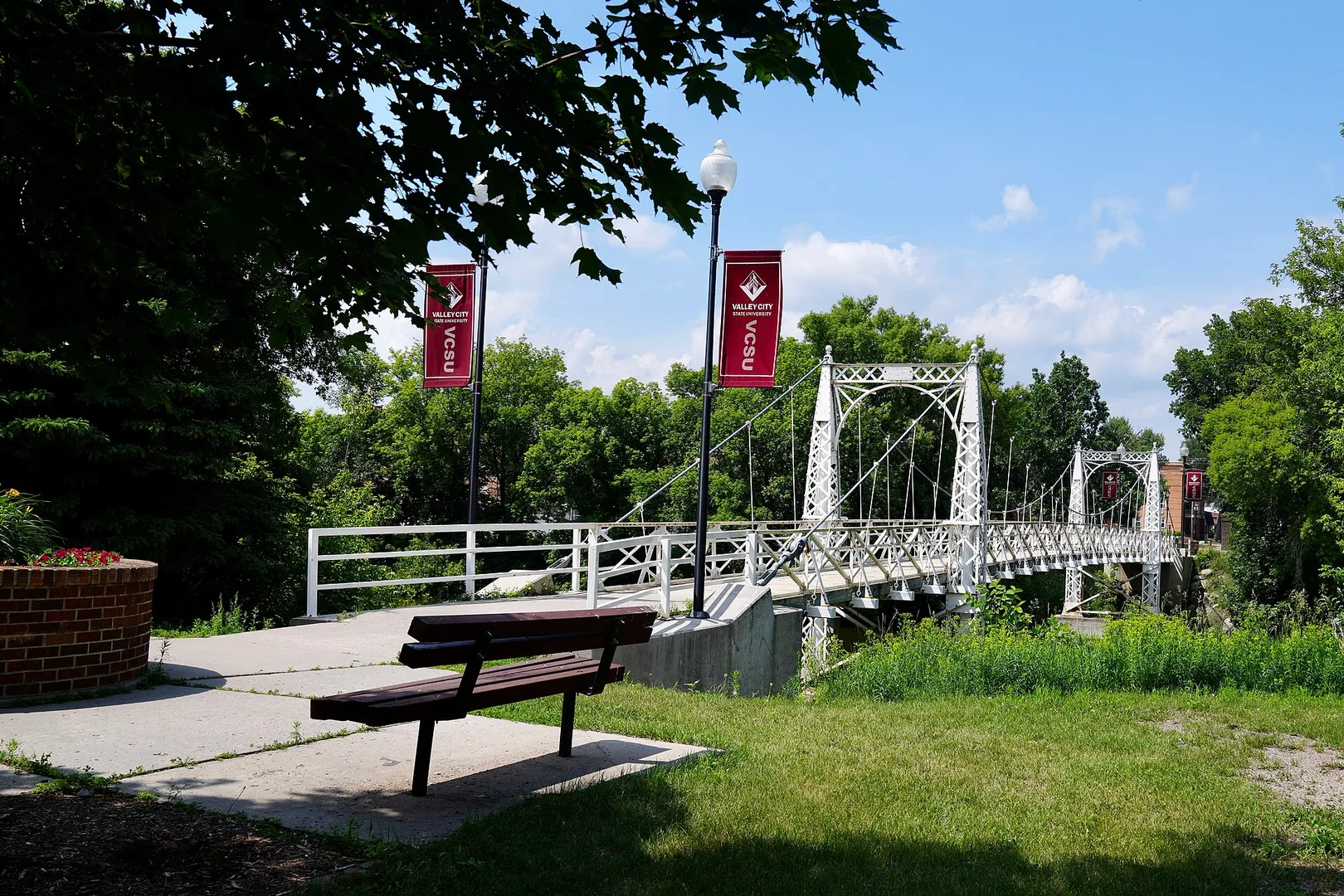 The Valley City State University Footbridge, an icon of the University.jpg in Valley City Scavenger Hunt, ND
