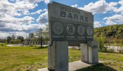 Welcome to Barre, Granite Center of the World.jpg in Barre Scavenger Hunt, VT
