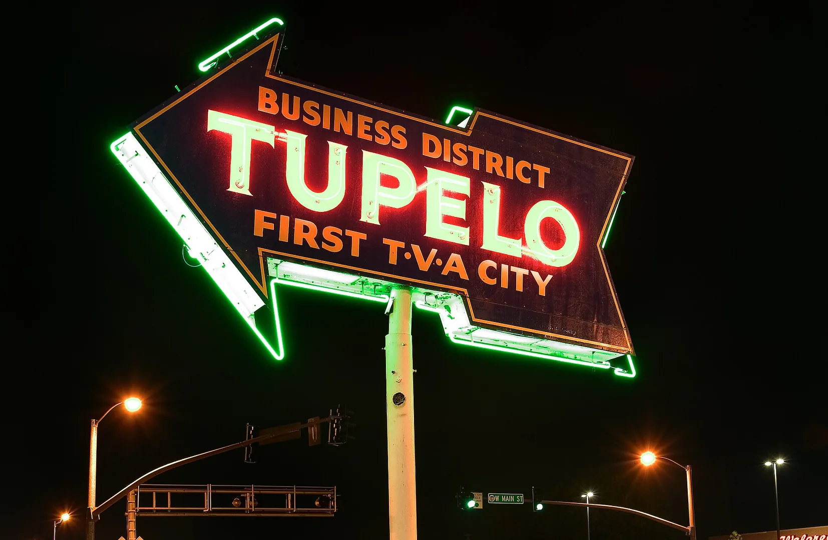 TVA sign in Tupelo, Mississippi.jpg in Tupelo Scavenger Hunt, MS