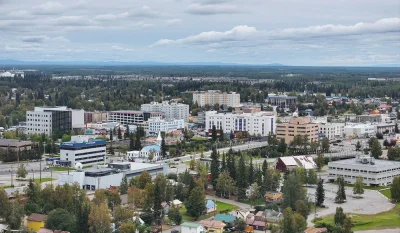 Fairbanks, Alaska skyline.jpg in Fairbanks Scavenger Hunt, AK