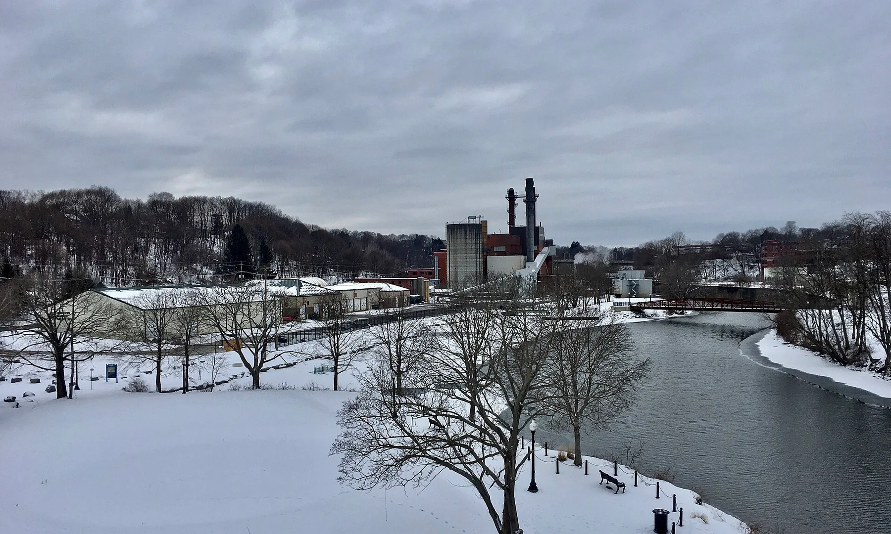 View from the Washington Street Bridge, Jamestown, New York - 20210131 - 02.jpg in Jamestown New York Scavenger Hunt, NY