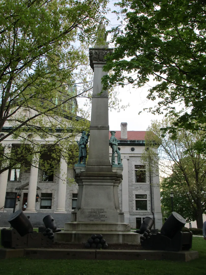 Broome County Civil War Memorial Binghampton NY.jpg in Binghamton Scavenger Hunt, NY
