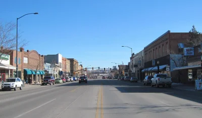 Lander Downtown Historic District (From 4th St.).JPG in Lander Scavenger Hunt, WY